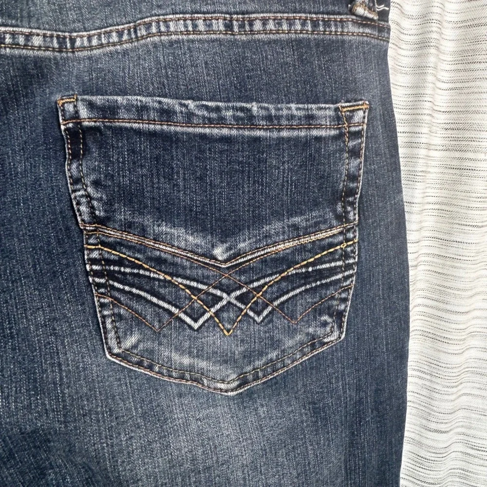 Seven7 Straight Fit Jeans Brown Tint Mens 34x32 SN1364 Denim EUC